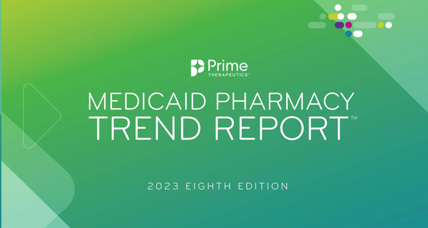 Cover for 2023 Medicaid Pharmacy Trend Report, 8th edition